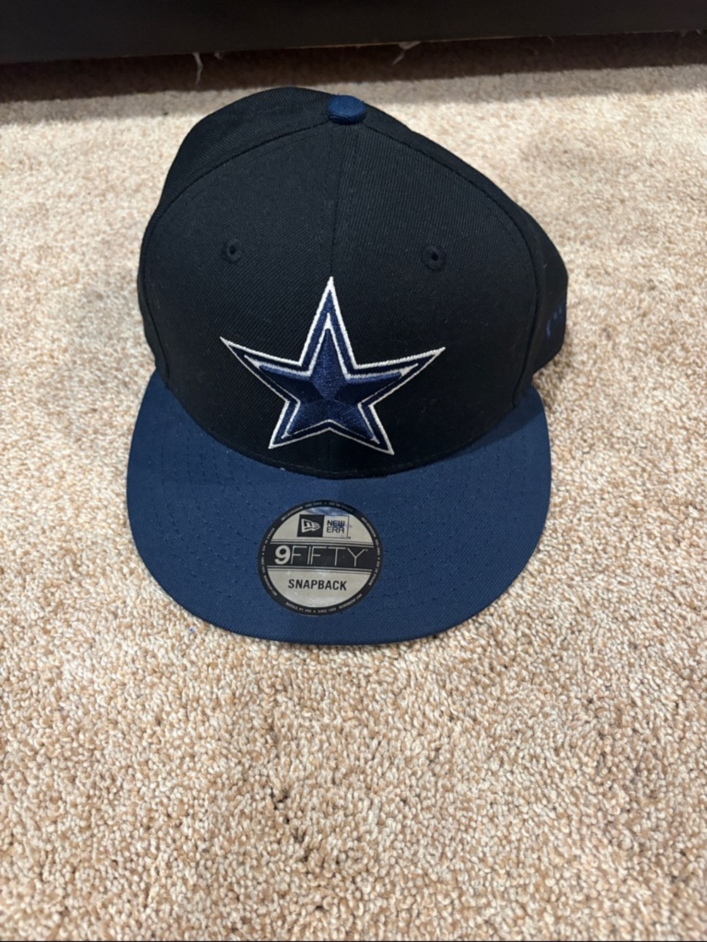 New Era Dallas Star Snapback Cap - Black & Blue